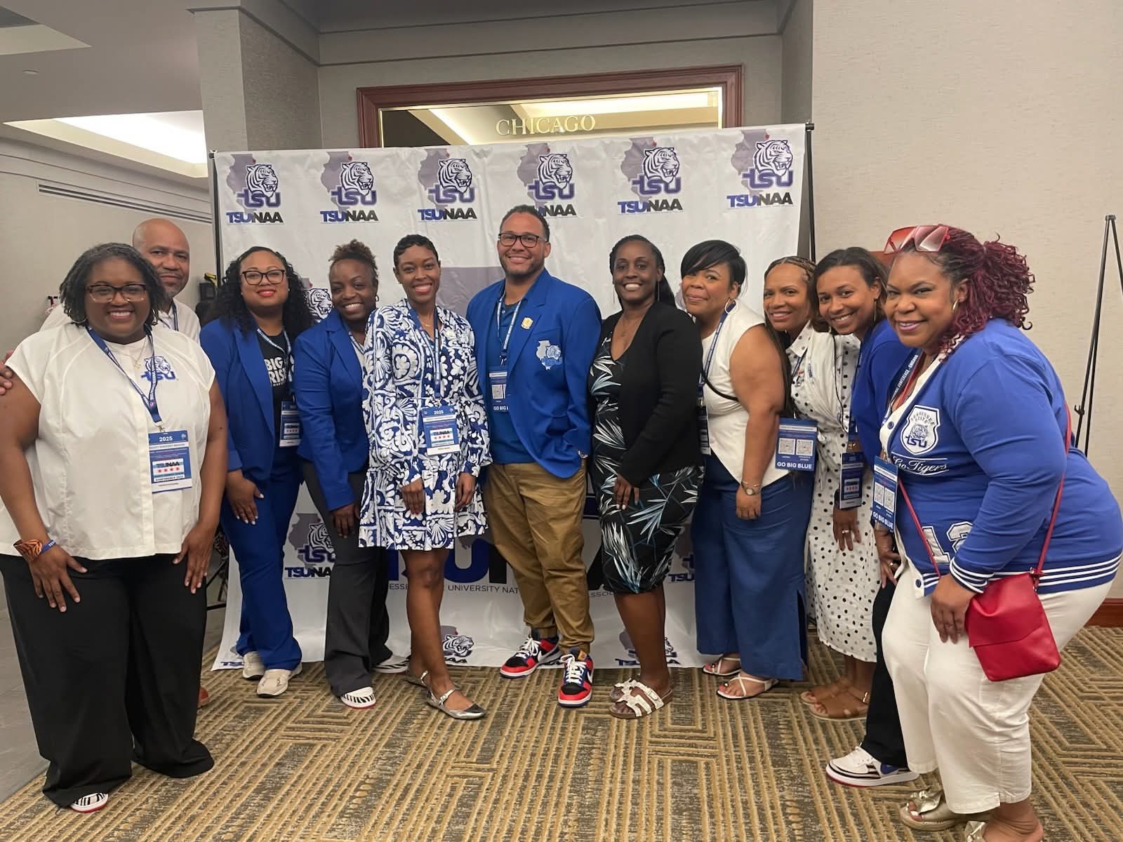 TSUNAACC alumni celebrating at a chapter event